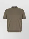 Moncler Crew Neck Silk Blend Sweater