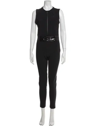 Pre-owned Moncler Crew Neck Ski Suit In Black