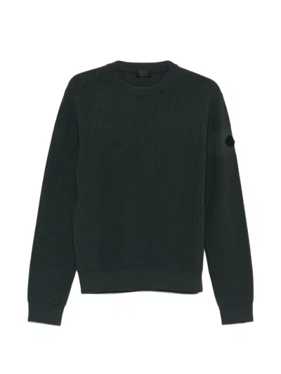 Moncler Crew Neck Sweater In Black