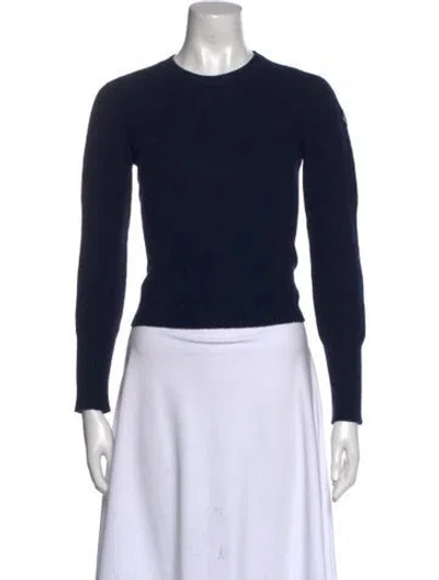 Pre-owned Moncler Crew Neck Sweater In Black