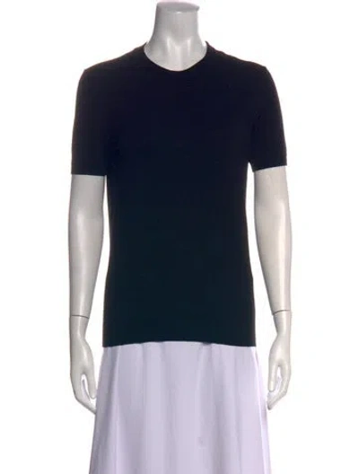 Pre-owned Moncler Crew Neck Sweater In Black
