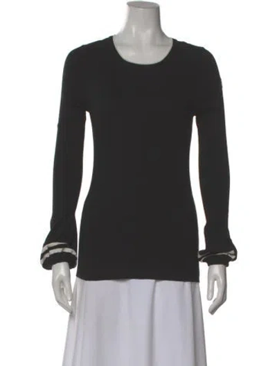 Pre-owned Moncler Crew Neck Sweater In Gray