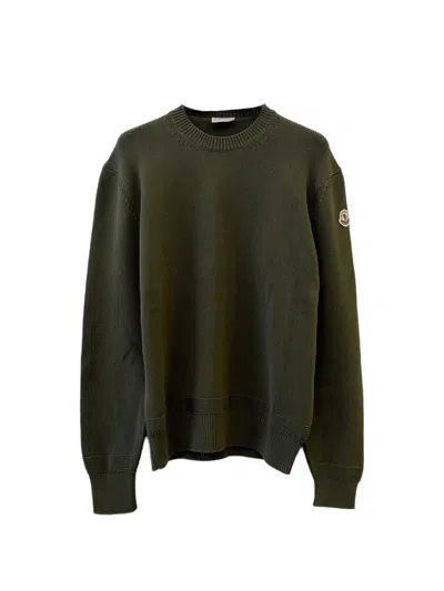 Moncler Crew-neck Sweater In Green