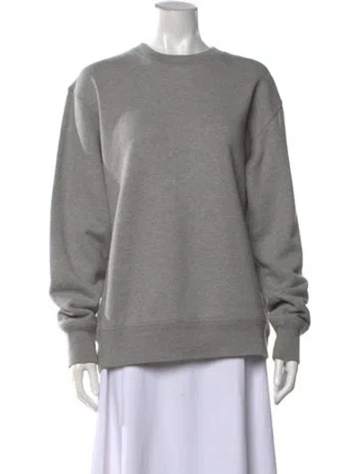 Pre-owned Moncler Crew Neck Sweater In Grey
