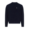 Moncler Crew Neck Sweater In Navy