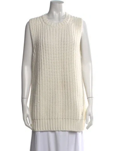 Pre-owned Moncler Crew Neck Sweater In Neutral