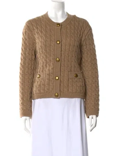 Pre-owned Moncler Crew Neck Sweater W/ Tags In Neutral