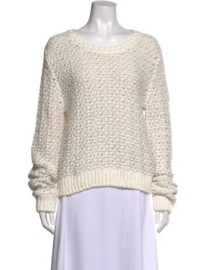 Pre-owned Moncler Crew Neck Sweater W/ Tags In Neutrals
