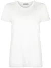 Moncler Women Logo Cotton T-shirt In White