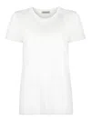 Moncler Short-sleeved Crewneck T-shirt In Beige