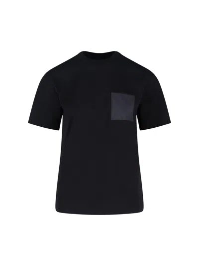 Moncler Crew-neck T-shirt In Black