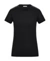 Moncler Crewneck Short-sleeve T-shirt In Black
