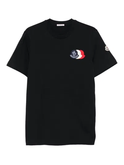 MONCLER CREW NECK T-SHIRT WITH LOGO MONCLER