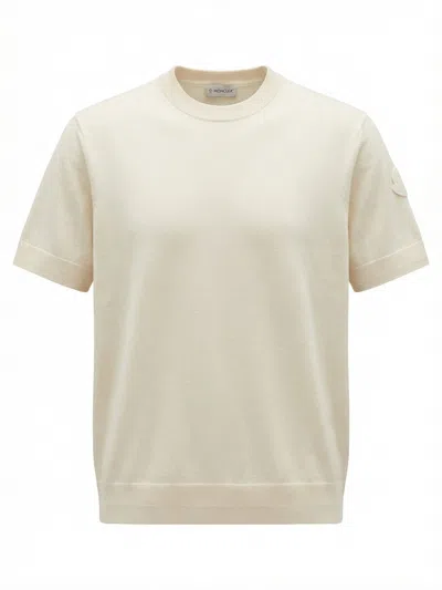 Moncler Crew-neck Sweater In Neutral