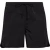 Moncler Men's Crinkled Swim Shorts In Black