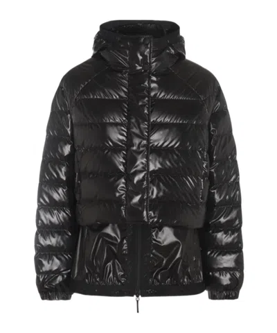 Moncler Criseide Ripstop Quilted Jacket In Black