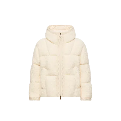 Moncler Cristallin Down Jacket In Neutral