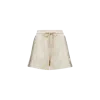 Moncler Short En Coton Avec Détails En Crochet In White