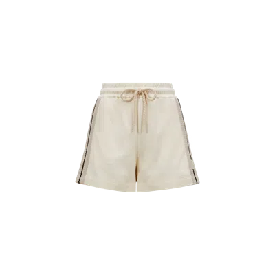 MONCLER SHORT EN COTON AVEC DÉTAILS EN CROCHET