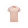 Moncler T-shirt En Coton Avec Détails En Crochet In ピンク