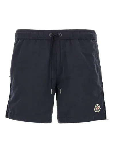 MONCLER CROCHET INSERT SWIM SHORTS