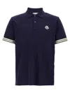 Moncler Logo-patch Short-sleeved T-shirt In Blue