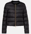 Moncler Cropped Down Jacket