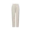 Moncler Belt-loop Three-quarter Jeans In White