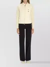 Moncler Virgin Wool Cashmere Blend Knit Cardigan In Neutral