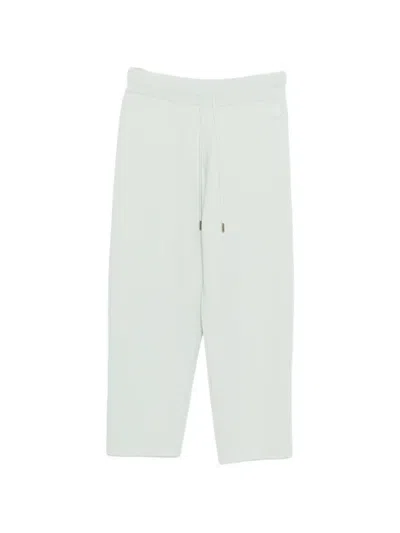 Moncler Cropped Sweatpants In Yellow