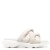 Moncler Belay Multi-strap Sporty Slide Sandals In White