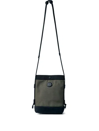 Moncler Crossbody Phone Pouch In Neutrals