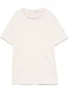 Moncler Crystal-embellished T-shirt In Neutrals