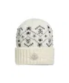 Moncler Crystal-embroidered Alpaca Blend Beanie In Neutral