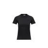 Moncler Logo Rhinestone T Shirt In Black