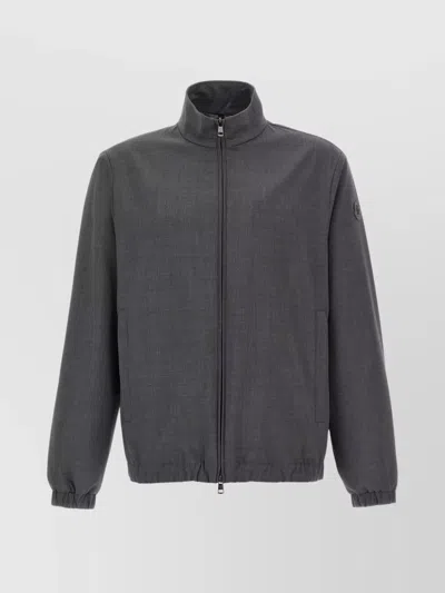 MONCLER CUFFED HIGH COLLAR JACKET