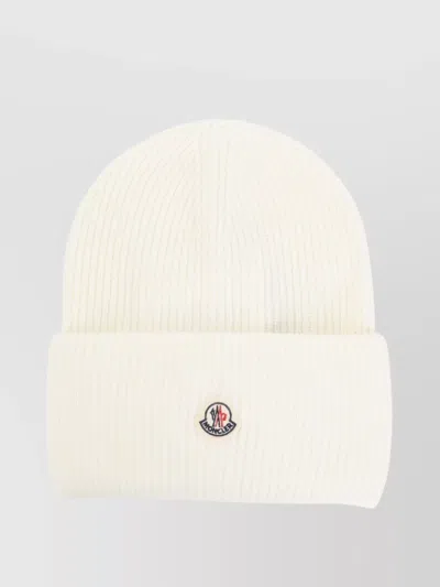 Moncler Cuffed Ribbed Texture Hat