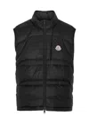 Moncler Cursa Quilted Shell Gilet In Black