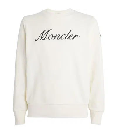 MONCLER CURSIVE-LOGO SWEATSHIRT
