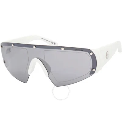 Moncler Cycliste Smoke Mirror Shield Unisex Sunglasses Ml0278 21c 00 In Gray