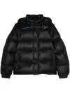 Moncler Cyclone 2-in-1 Short Down Jacket Blue In Grey