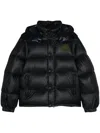 Moncler Cyclone 2-in-1 Short Down Jacket Blue In Grey