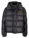 Moncler Cyclone 2-in-1 Short Down Jacket Blue In Black