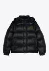 Moncler Cyclone 2-in-1 Short Down Jacket Blue In Blue