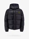 Moncler Cyclone 2-in-1 Short Down Jacket Blue In Grey