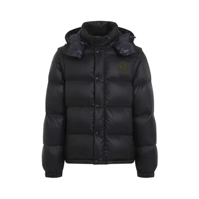 Moncler Cyclone Jacket Wintercoat In Grey