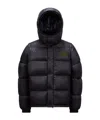 Moncler Cyclone 2-in-1 Short Down Jacket Blue In Black