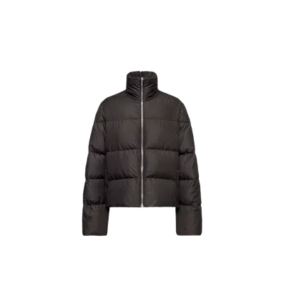 Moncler Doudoune Courte + Rick Owens Cyclopic, Unisexe, Noir, Taille: 3 In Blue