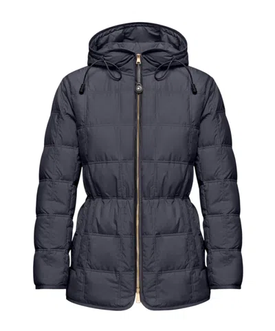 Moncler Cygnet Hooded Short Down Jacket In Black