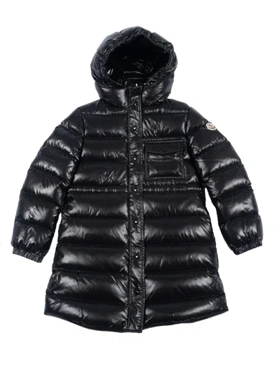 Moncler Kids' Dacca Long Parka In Black